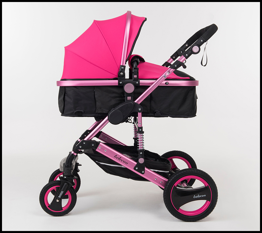 Belecoo 6 Classic 3 in 1 Pram UNIQOO GENERAL TRADING FZC